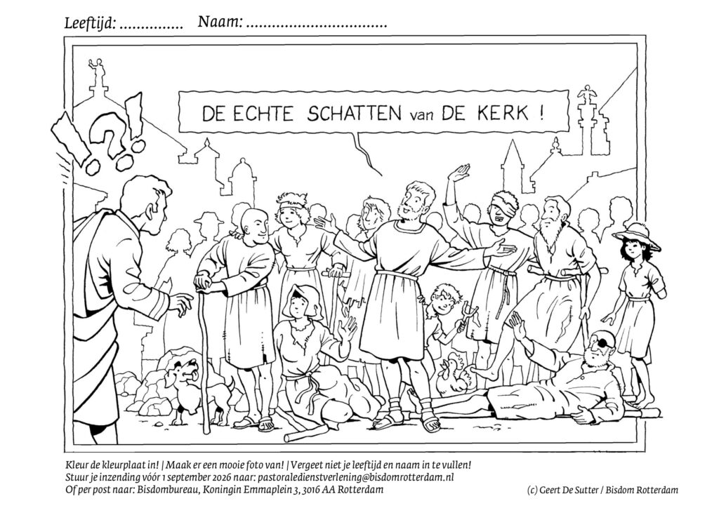 Kleurplaat Laurentius